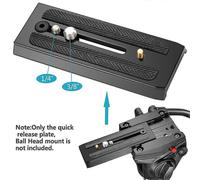 Adattatore per piastra a sgancio rapido Manfrotto 500AH 701 501PL