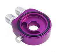 Adattatore per piastra sandwich filtro olio a doppia porta per sensori motore che fornisce una tenuta sicura e dati accurati sulla pressione e la temperatura dell'olio (YB002 viola)