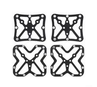 Adattatore per piattaforma per pedali SPD Clipless adatto per tankelos e per KEO in lega di alluminio piatto conversione pedale design antiscivolo per MTB e bici da strada (piccolo)