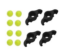 Adattatore per piedi da ciclismo, rocker, per allenamento indoor Cycling Rocker, antiscivolo, 4X Rocker, con 8 palline da tennis, core, supporto fisso per bicicletta Core Rocker Feet