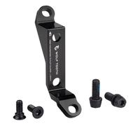Wolf Tooth Post To Flat Mount Front Disc Brake Caliper Adapter Argento Black
