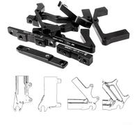 Adattatore per pinza freno a disco da IS a Post Mount per impianti di telaio e forcella compatibili con Shimano (F160/R140)