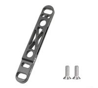 Adattatore per pinza freno a disco idraulico in lega di alluminio per bici da strada, supporto per dischi freno anteriori e posteriori da 140 mm a 160 mm, con fori standard (anteriore nero)