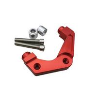 Adattatore per pinza per freni per motociclette e compatibile con i modelli di jogging adelin frando rsz rpm 82mm(Red 220mm)