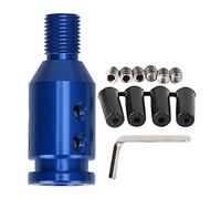 Adattatore per Pomello del Cambio Automatico, Adattatore per Pomello del Cambio Non Filettato, Adattatore Universale per Pomello del Cambio per Auto per Cambi Non Filettati 12x1,25(Blu)