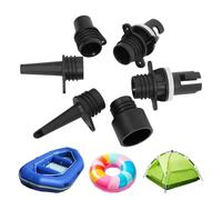 Adattatore per pompa - Adattatore per valvola da 1-2 cm, adattatori per ugelli per paddle board, adattatoore per ugelli gonfiabili AirPump da 6 pezzi in PP | Adattatoe per pompa d'aria dal design