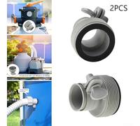 Adattatore per pompa da piscina per Intex 1 25" a 1 5" Kit di conversione per pompe da 530 GPH e pompe più grandi