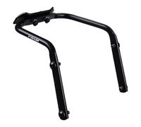 Adattatore per portaborraccia da ciclismo, di montaggio a sella da 14 cm, convertitore a doppia gabbia in lega di alluminio, adattatore per sellino per portabottiglie per bicicletta, per