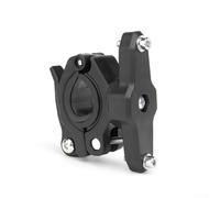 Adattatore per portabottiglie per manubrio della bicicletta, supporto per bottiglia d'acqua per ciclismo su strada, MTB, materiale leggero PA con spessori per barre da 22-35 mm, nero opaco