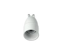 Adattatore per portalampada da G9 a E14 bianco
