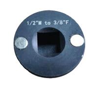 Adattatore per presa con cuscinetto rotondo piccolo da 1/4" a 3/8" ridotto ritenzione della forza motrice trattata termicamente per l'applicazione del veicolo Presa in acciaio cromato