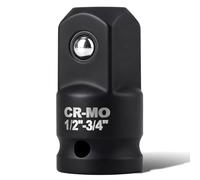 Adattatore per presa da 1/2 f a 3/4 m, adattatore e riduttore per bussola, convertitore per chiave a percussione Cr-Mo con chiave quadra, adattatori di conversione per avvitatore a percussione per