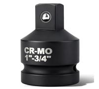 Adattatore per presa da 1 f a 3/4 m, adattatore e riduttore per bussola, convertitore per chiave a percussione Cr-Mo con chiave quadra, adattatori di conversione per avvitatore a percussione per