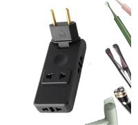 Adattatore per presa da viaggio europeo, adattatore di uscita internazionale - adattatore per caricabatterie da viaggio con presa a muro pieghevole - accessori da viaggio, convertitore adattatore