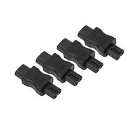 Adattatore per Presa di Corrente, Convertitore da IEC320 C8 a IEC320 C7 Multifunzionale 4PCS Custodia in PVC 2500W Ad Alta Potenza per Laptop