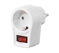 ADATTATORE PER PRESA HAMA 00223212, 250 V, Dispositivi con spina tipo F (Schuko), Bianco