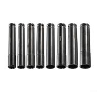 Adattatore per presa lunga da 1/2 pollici, convertitore a testa esagonale da 150 mm, per chiave elettrica a percussione, in acciaio al cromo vanadio, nero, 1 pezzo (19 mm)