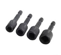 Adattatore per presa rubinetto in acciaio temprato con attacco esagonale da 1/4 per M6 per M14, compatibilità in applicazioni automobilistiche e industriali fai da te (C)