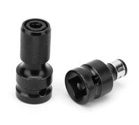 Adattatore per Presa Telescopica Femmina Esagonale da 2 Pezzi da 1/2 a 1/4, Adattatore per Estrattore Telescopico per Chiave a Cricchetto per Trapano a Percussione Pneumatico