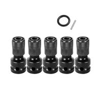 Adattatore per presa trapano a sgancio rapido da 1,3 cm a 1/4 pollici, conversione con gambo esagonale, semplice da usare per impatti, chiavi a cricchetto