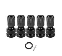 Adattatore per presa trapano a sgancio rapido da 1,3 cm a 1/4 pollici, conversione con gambo esagonale, semplice da usare per impatti, chiavi a cricchetto