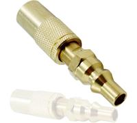 Adattatore per propano a sgancio rapido da 1/4", raccordo universale a gas per stufe da campeggio e griglie portatili, nero