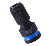 Adattatore per punte per chiave inglese, design resistente alla ruggine, ad alta resistenza, attacco quadrato da 1/2" a prese esagonali da 1/4", adattatore per chiavi elettriche