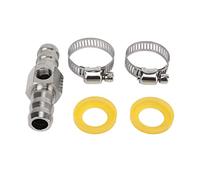 Adattatore per Raccordo a T della Pressione del Carburante, Adattatore per raccordo a T in Acciaio Inox Push Lock della Pressione del Carburante per Manometro o Sensore del Carburante(1/2)