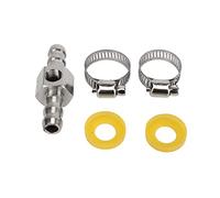 Adattatore per Raccordo a T della Pressione del Carburante, Adattatore per raccordo a T in Acciaio Inox Push Lock della Pressione del Carburante per Manometro o Sensore del Carburante(3/8)