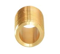 Adattatore per raccordo per tubi Raccordo for tubi maschio in ottone con prolunga da 1/2 pollice, connettori for a filettatura completa for progetti fai te, 2 pezzi(10cm)