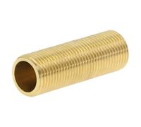 Adattatore per raccordo per tubi Raccordo for tubo filettato lungo in ottone ispessito, adattatore for connettore maschio, lunghezza 30 mm, 60, 80, 1 pezz0(3/8NCH*80MM)