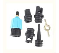 Adattatore per rapid Air 4 Vie per Pneumatici e Gonfiabili - Acciaio e Gomma per Barca ad Sofa Pompa Ciclo 6.9cm(Blue)