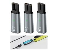 Adattatore per rasoio USB-C da 5 V, confezione da 3 convertitori di ricarica, caricabatterie USB-C, compatibile con Philips Norelco Oneblade HQ850 QP2834 QP4530, 5 V per convertitore caricabatterie