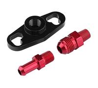 Adattatore per regolatore di pressione su guida carburante in lega di alluminio. Perfetta corrispondenza con raccordi