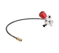 Adattatore per riempimento aria con doppio calibro e tre standard filettati 18 mm x1,5 5/8-18 UNF 7/8-14 UNF per distribuzione (rosso-5/8)