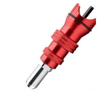 Adattatore per rivetti elettrici per trapano a batteria, testa di conversione in acciaio legato con 4 ugelli e impugnatura per lamiera