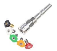 Adattatore per rondella per auto ad alta pressione da 1/4 di pollice Connessione rapida con ugelli Schiuma Cannoni Convertitore per Nilfisk KEW Heavy Duty Water