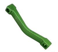 Adattatore per rotore freno a disco anteriore e posteriore IS Mount 180/203 mm convertitore pinza in lega di alluminio aeronautico compatibile con Shimano nero verde per mountain road (A Green)