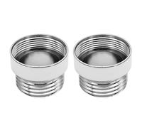Adattatore per rubinetto, 2 pezzi, connettore per aeratore, filettatura da 1/2", in metallo massiccio, per depuratore d'acqua (F22-1/2")