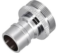 Adattatore per rubinetto, adattatore per rubinetto per rondella portatile, collegamento adattatore a scatto per lavastoviglie, ottone cromato, 5/16-27 maschio o 55/64-27 femmina, aeratori per