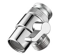 Adattatore per rubinetto da cucina Interruttore da bagno Splitter Deviatore Valvola per lavandino Connettore per rubinetto dell'acqua Separatore Doccia WC Tee Accessori, Adattatore per rubinetto buono