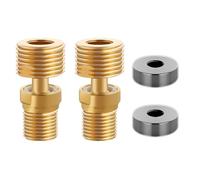 Adattatore per rubinetto doccia allungato in ottone estensione braccio doccia piedi curvi regolabile a 360 gradi inclinati base durevole telescopico curvo piedi universali estensione braccio doccia