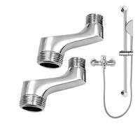 Adattatore per Rubinetto Doccia | Connettore Valvola Regolabile Angolare di Ricambio - Adattatore per Rubinetto da Bagno,per Cucina Lavanderia Miglioramento Casa Ristrutturazione Utilità