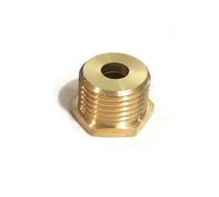 Adattatore per rubinetto in ottone, convertitore da filettatura EU G1/2 a US 9/16-24 UNEF connettore filettato (maschio G1/2 x femmina 14 mm)