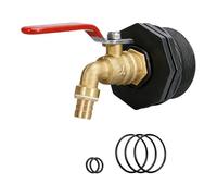 Adattatore per rubinetto in ottone durevole Adattatore di precisione in ottone fuso per un collegamento sicuro a tamburi di grande capacità Connettore per beccucci d'acqua di tipo pesante