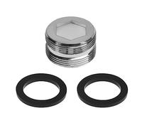 Adattatore per rubinetto in ottone, filettatura maschio da 22 mm a filettatura maschio da 22 mm, connettore per rubinetto per depuratore d'acqua, adattatore aeratore (altezza 13 mm)