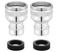 Adattatore per rubinetto lavastoviglie 2 pezzi, adattatore per gonfiaggio dell'aria a capezzolo a scatto PP28006 per collegamento lavatrice senza cartuccia