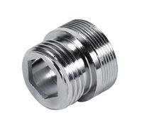 Adattatore per Rubinetto Lavello in Lega di Alluminio G1/2 da 24 mm a 15 mm con Filettatura Maschio per, Bagno, Impianto Idraulico