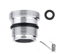 Adattatore per Rubinetto Miscelatore M18,5 - M22 Compatibile Per Ikea, Grohe, Neoperl Tj, Filtro Brita, Connettore per Rubinetto in Metallo per Il Collegamento Degli Aeratori Al Rubinetto