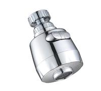 Adattatore per rubinetto orientabile, ugello paraspruzzi, utensile da cucina con piastra stabile, rubinetto da bagno con raffinato, 12 x 7 x 5 cm, strumento per il risparmio idrico